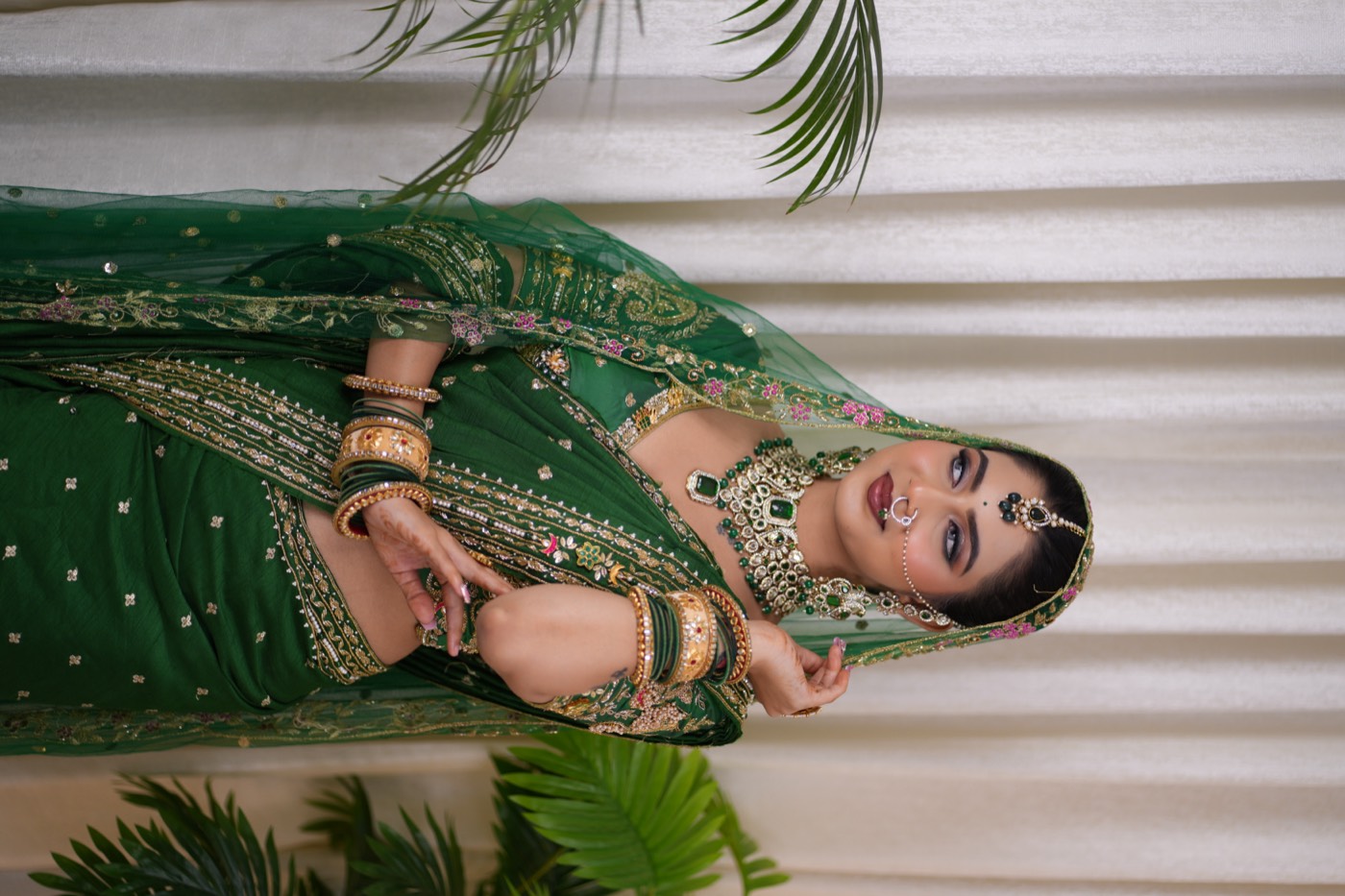 Soft glam bridal makeup