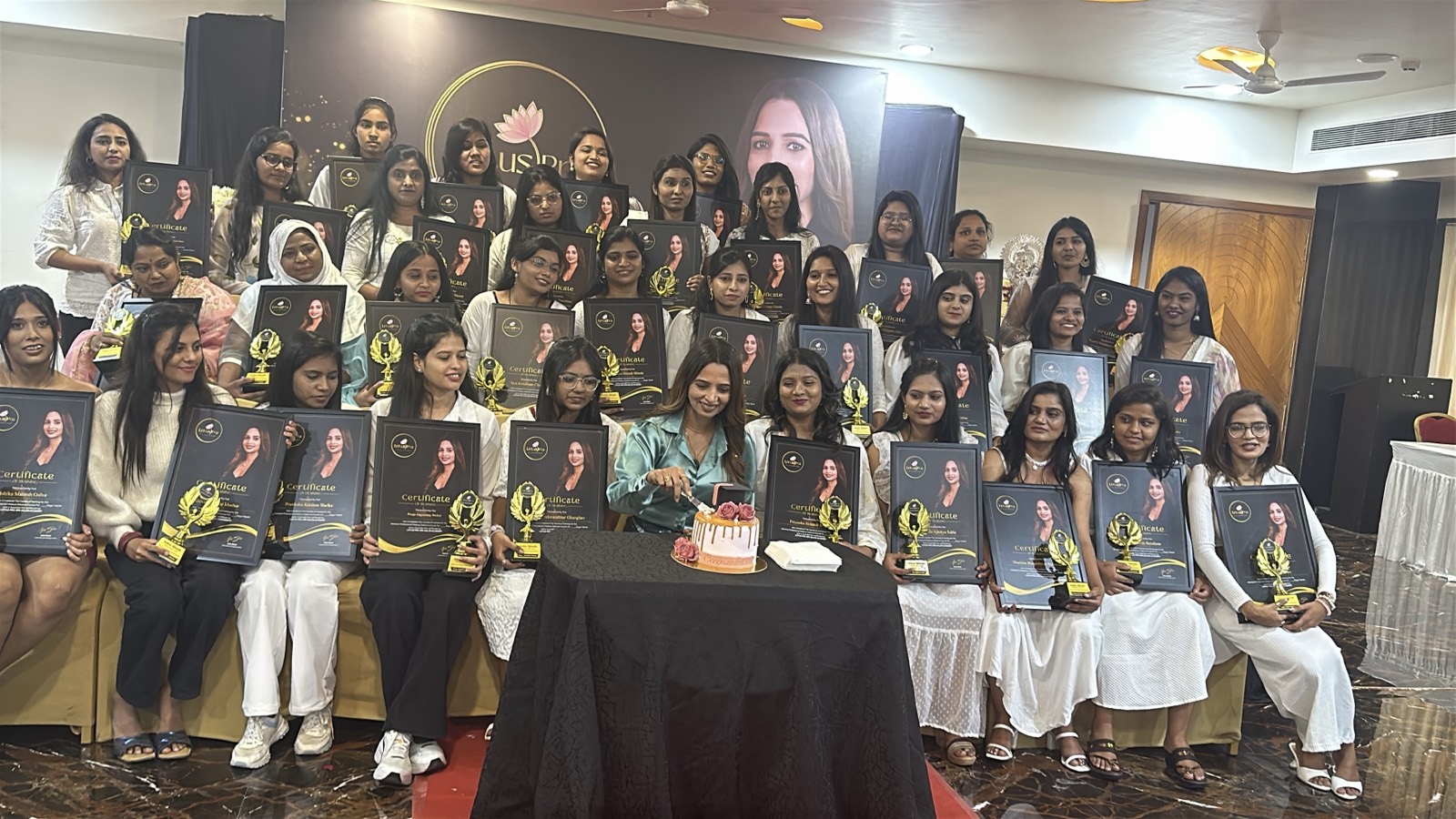 A Lotus Pro Academy graduating group