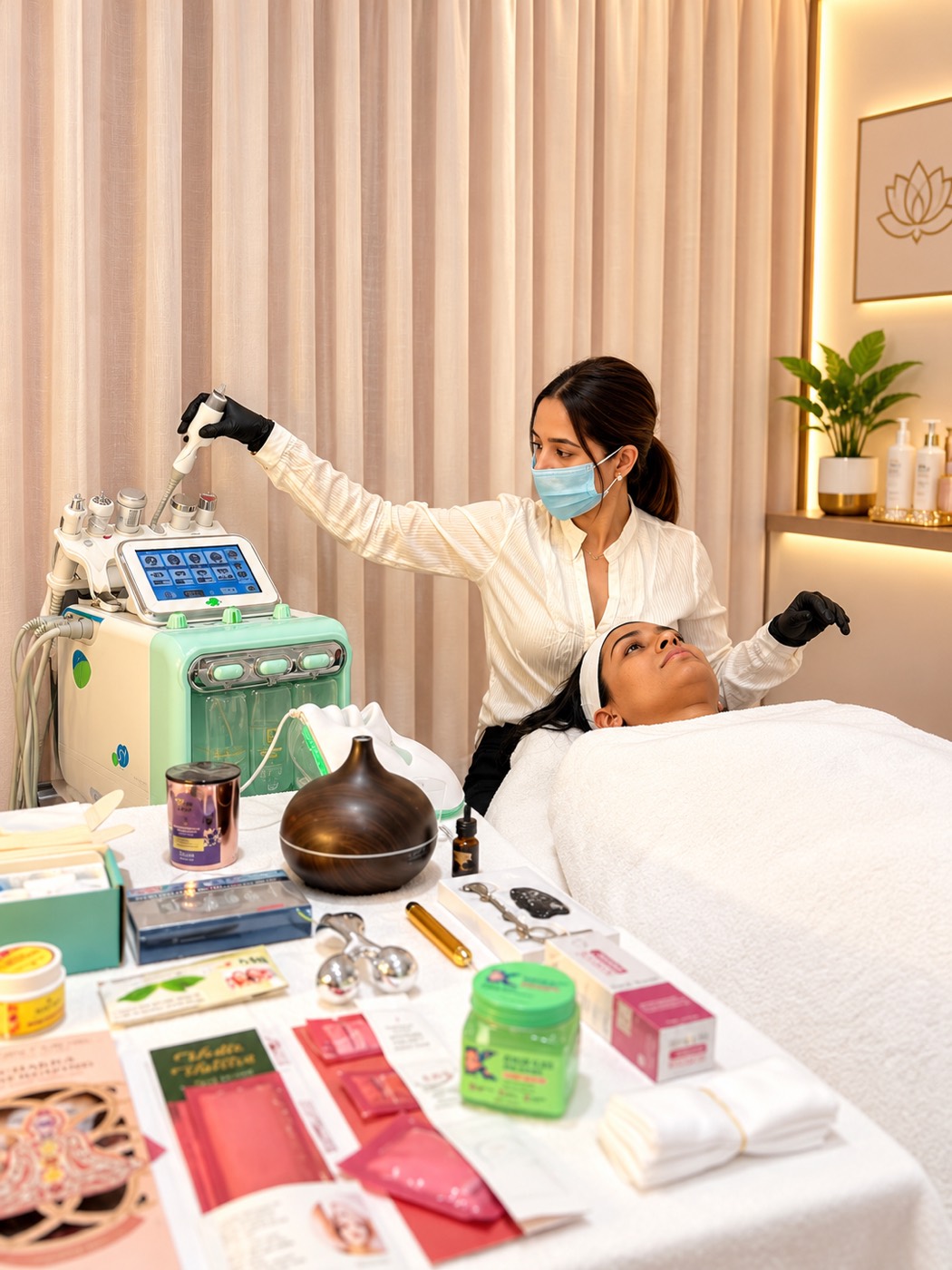 Preparing a skin treatment